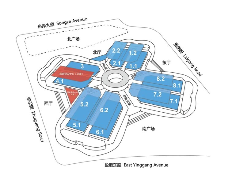 多款重磅车型 近1000家中外企业参展 2025上海车展展位图正式公布
